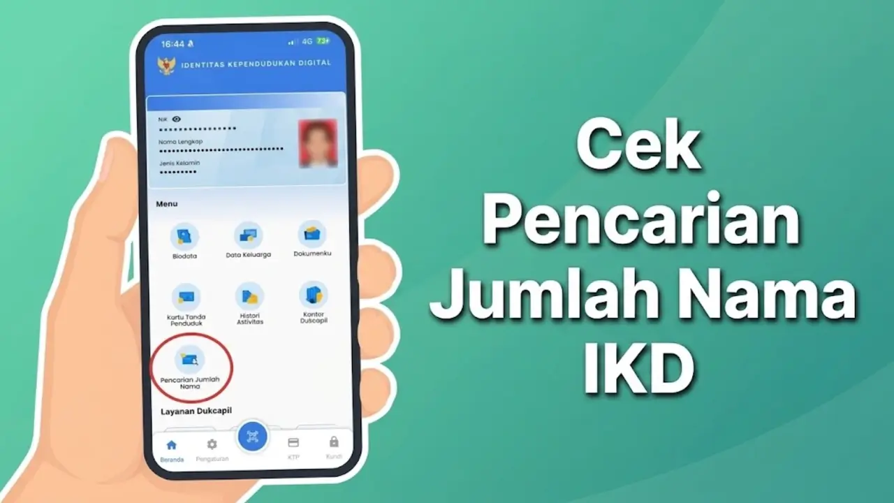 Cek Pencarian Jumlah Nama IKD 2026